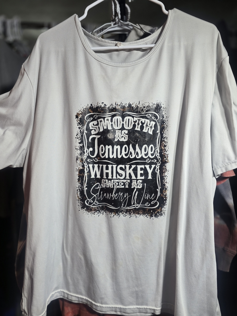 Tennessee Whiskey Graphic Shirt - White